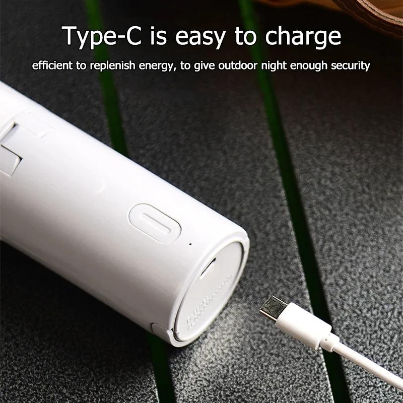 Folding Outdoor Camping Portable Rechargeable High Capacity Emergency Lamp Flashlight HangingTent Hanging Light Lantern