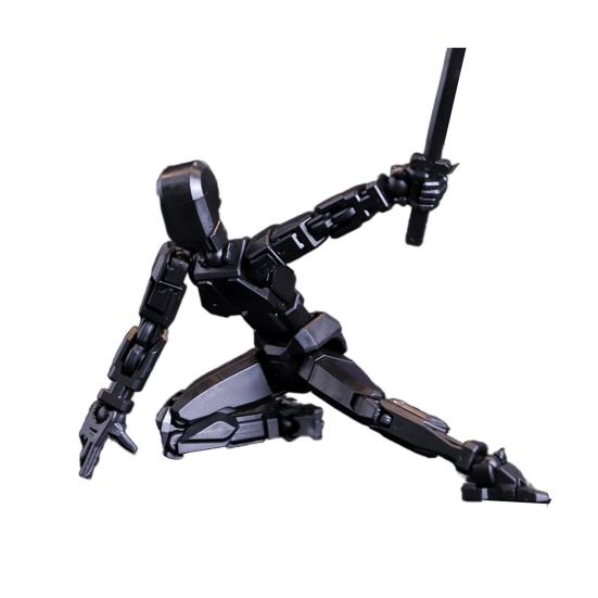 36987 Sets 3D Printed Robot Action Figure with Accessories Multi-jointed Movable Robot Model Articulated Dummy