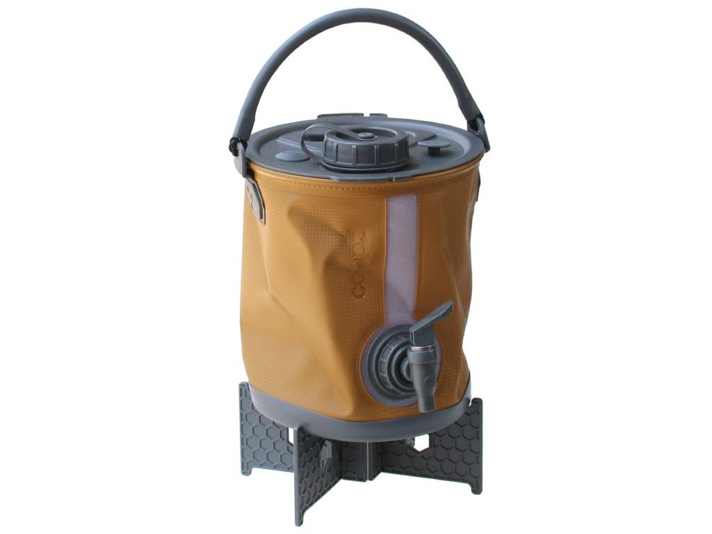 COLAPZ Collapsible Water Folding Jug Carrier Tan Carrier&Bucket