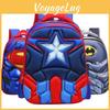 Spiderman Batman 3d Captain America Childrens School Bag Backpack For Kids Boys