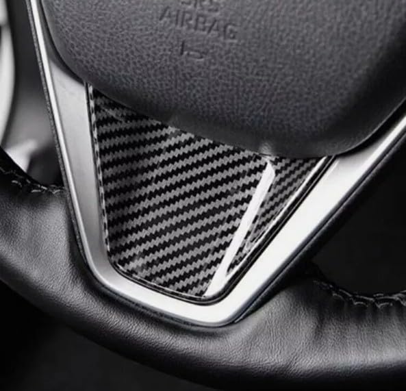 FUKUARE Накладка на переключатель рулевого управления из черного углеволокна для Camry 70, Crown 220 и Corolla 210 серии, серии,