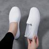 Women's Black White Loafers Driving Shoes Comfort Casual Slip On Walking Minimalist Breathable Moccasins for Mother