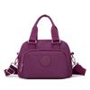 Small Handbag Women's Nylon Shoulder Bag Solid Color Crossbody Bag Small Square Bag Multi-Layer Bag