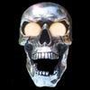 Hot Skull Headlight At The Real Headlight Motorcycle Skull Front Head Light Retro Resin Skull Headlight Motorcycle Decoration