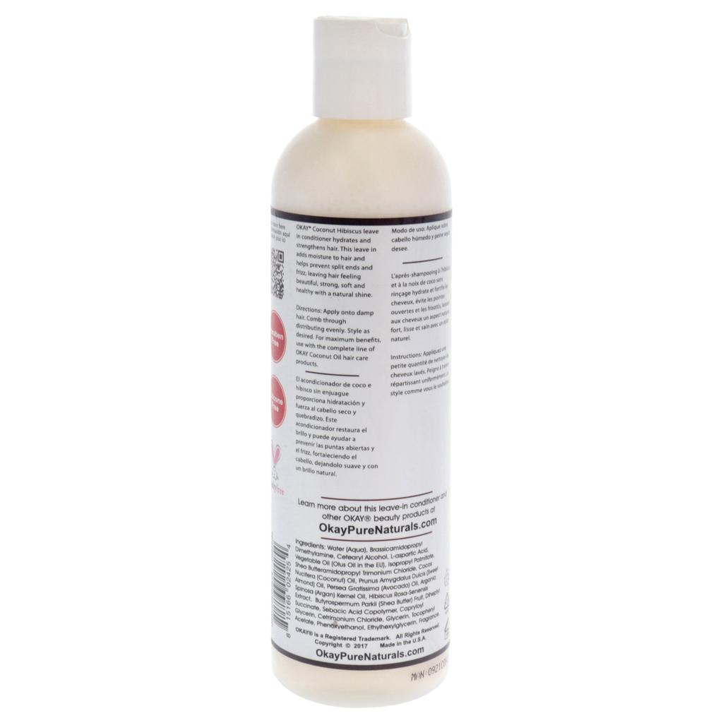 Coconut Hibiscus Leave In Conditioner by Okay for Unisex - 8 oz Leave In Conditioner