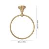 Copper Towel Holder Round Towel Hanger Durable Towel Ring  Bathroom Shower Kitchen