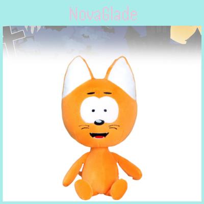 Очаровательная плюшевая кошка Kote Kitty, мягкая мультяшная игрушка для детей, яркого оранжевого цвета