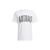 Adidas T Shirts Men's White Crew Neck Moderate Straight Fit HA7211