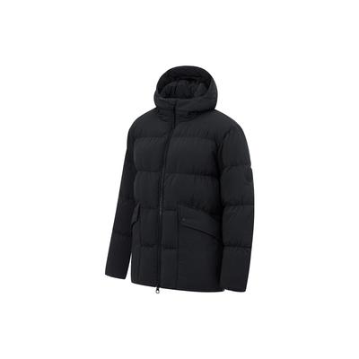 Li Ning Fitness Series однотонная спортивная куртка с капюшоном женская куртка черная AYMT082-2