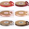 1cm*30 meters Gold-stamped Heart Ribbons Classic Gift Packaging Ribbon  Handmade