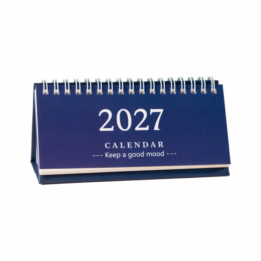 Mini 2027 Desk Calendar Coil Monthly Planner New Flip Calendar Home Office