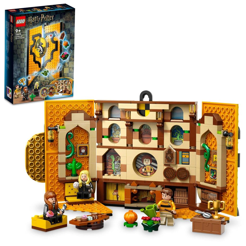 LEGO Harry Potter Hufflepuff Dormitory Emblem 76412 Toy Block Present Interior Fantasy Boys Girls Ages 9 and Up (TM)