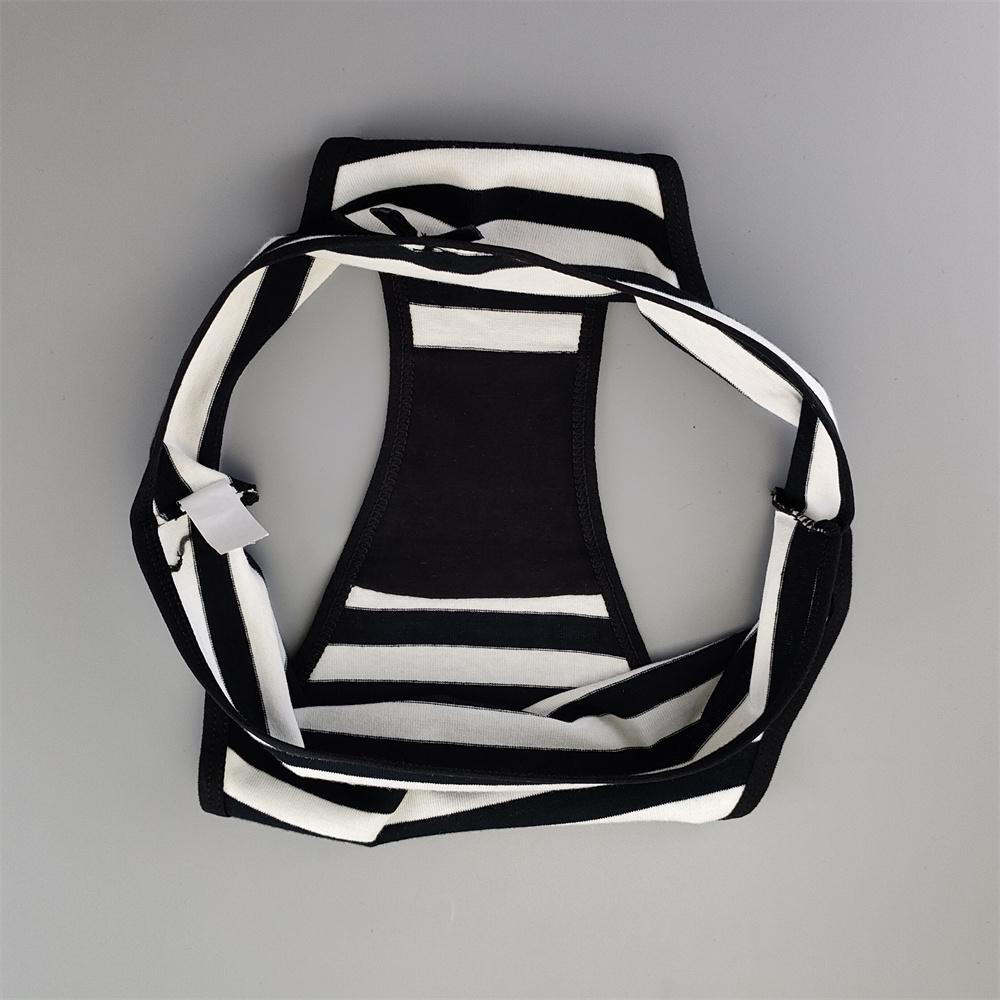 6PCS Women Cute Sexy Stripe Cotton Underwear Panties Bow Bikini Brief Lovely Girls Cotton Lingerie M/L/XL