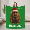 Soft Blanket for Adults  Cartoon Shark with Blue Shoes Camping Throw Bedding Sofa Cover Trendy Street Design