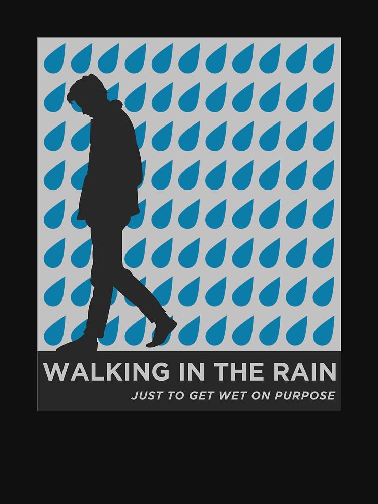 New Order Walking In The Rain - It's kinda nice you know (the rain that is) Classic T-Shirt
