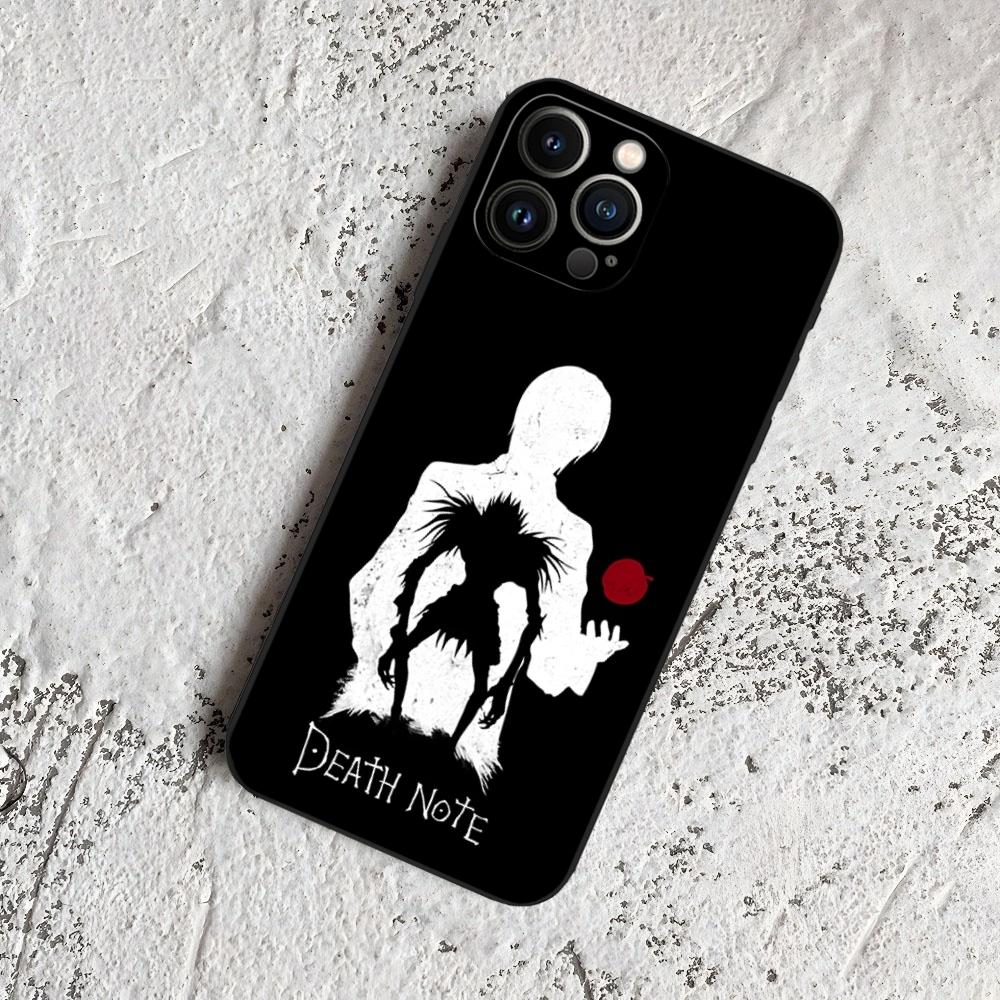 Чехол для телефона L-Lawliet Death Note для iPhone 17 Air 16 15 14 13 12 11 Pro Max Xr X Xs Mini Plus Черный Мягкий Силиконовый Чехол