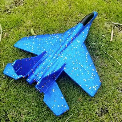 Foam Airplane Hand Throwing Children'S Toy Fighter Ejection Flight Glider Outdoor Fall Resistant