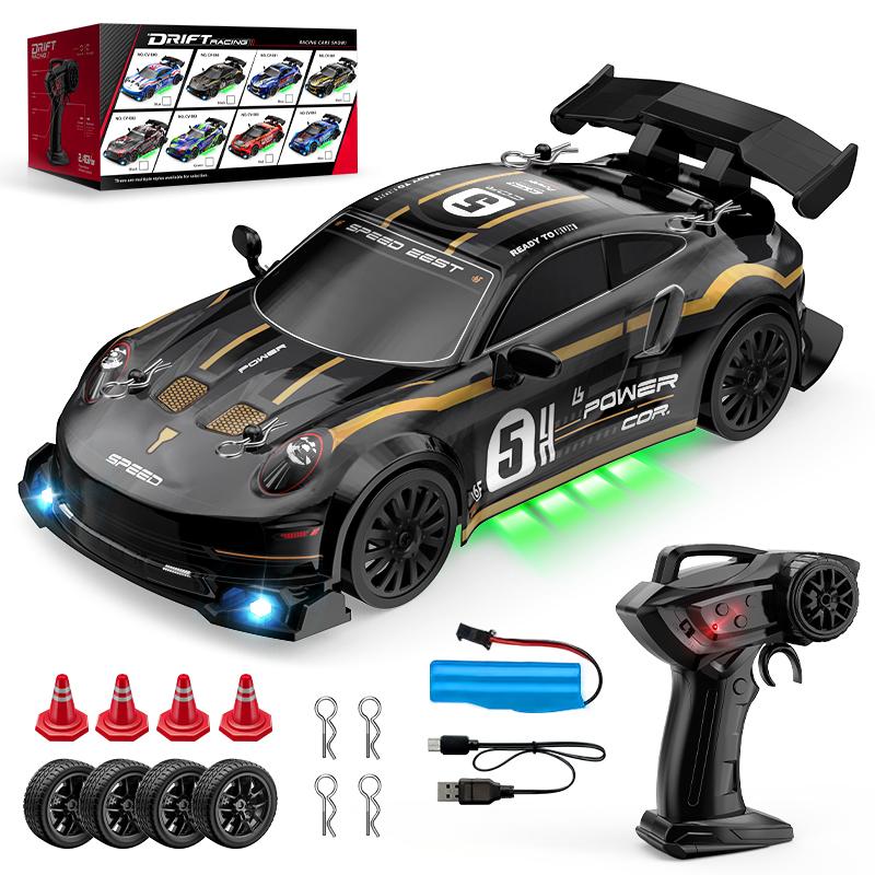 RidzoRi Neuerscheinung: 1:24-Verhältnis-Four-Wheel-Drift-Remote-Controlled-Kartspiel mit stufenloser Geschwindigkeitsregelung