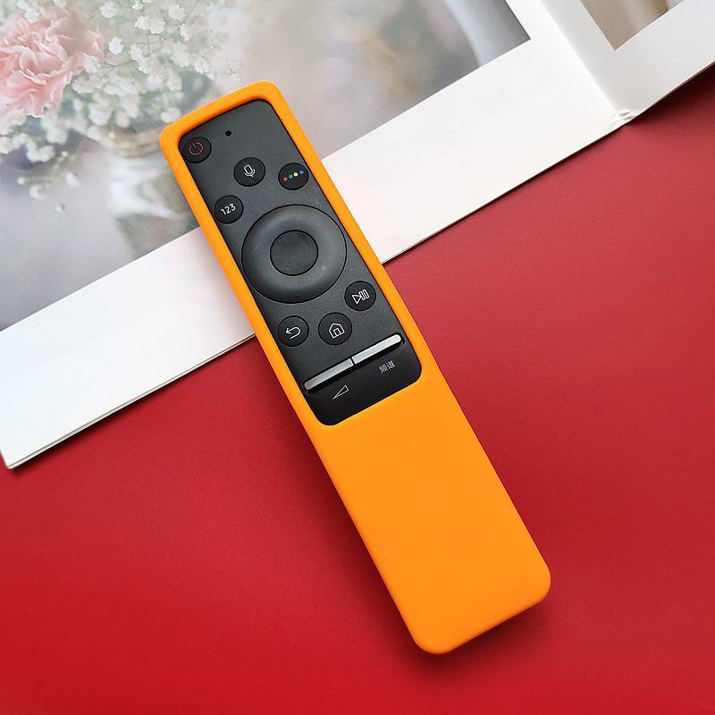 Samsung TV Remote Protective Silicone Cover for 55/65 Inch Q70/Q60/Q80 Models - Anti-Fall, Thickened Design