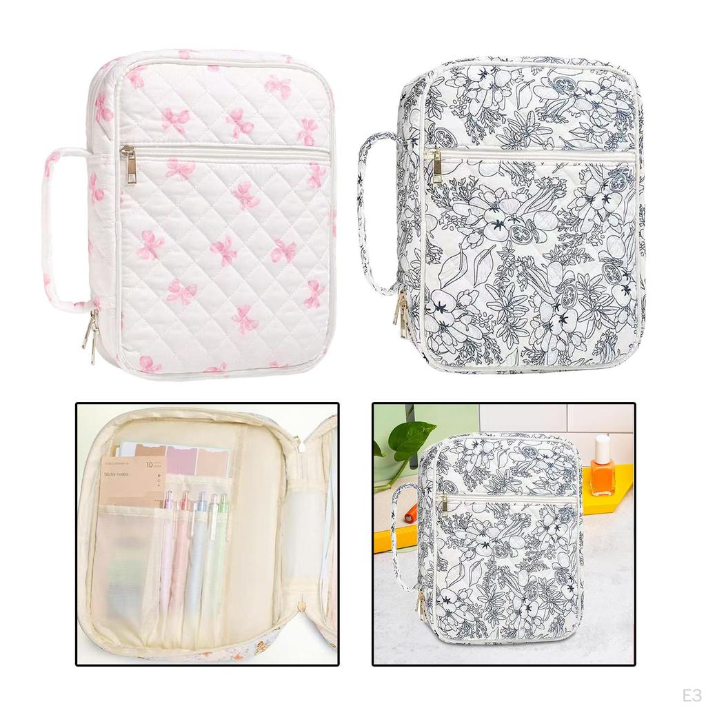 Обложка для Библии, Многофункциональная, Компактная, Карман на молнии, Сумка для защиты принадлежностей для изучения Писания