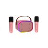 Мини-динамик P3 Bluetooth с беспроводным микрофоном для домашнего караоке
