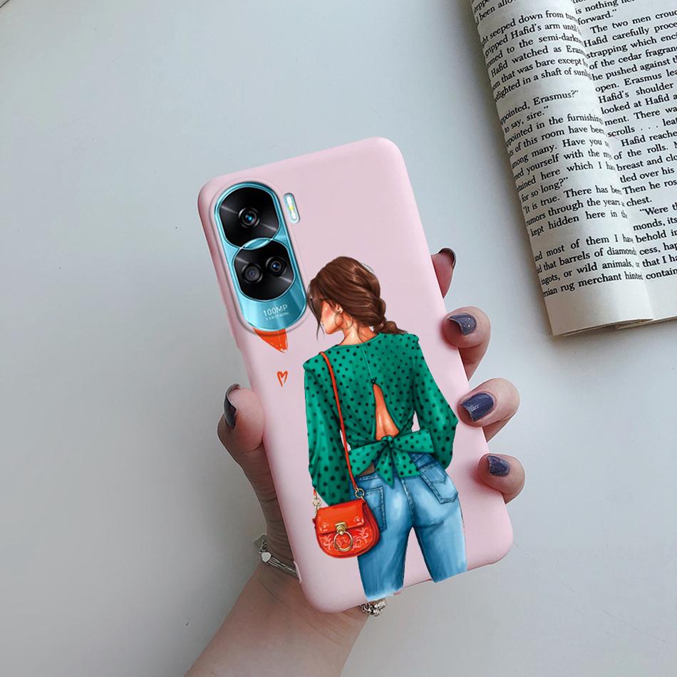 For Huawei Honor 90 Lite Case Honor90 Lite Soft Silicon Super Mom Baby Fashion Girls Back Cover for Honor 90 Lite 5G 6.7" Fundas
