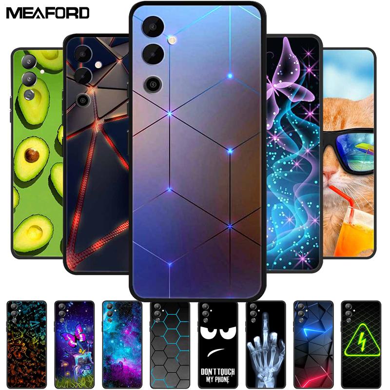 Чехол для Tecno Pova Neo2 Модный Мягкий Силиконовый ТПУ Задняя Крышка Для Tecno Pova Neo 2 Чехлы Бампер Чехол Кот Fundas Neo2 LG6n