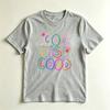 Christian Faith Lover Tshirt Cute Rainbow Doodle God Is Good Inspirational Lettering Print Top Religious Positive Casual Tee