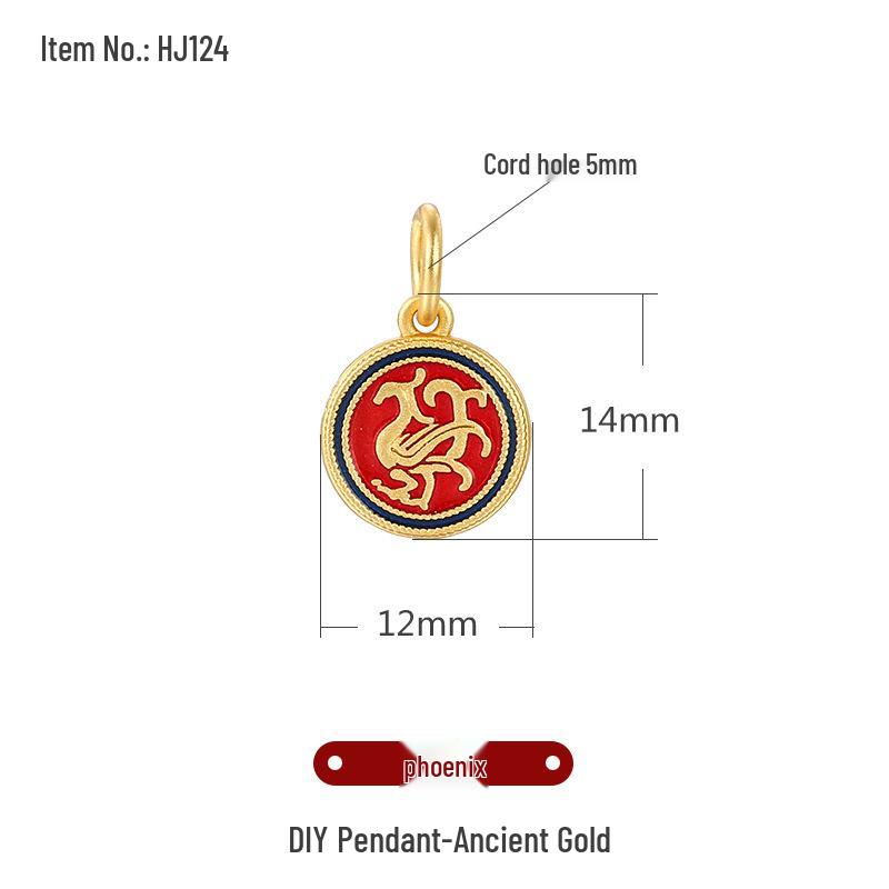 Древние золотые песочные перегородчатые бусины для изготовления украшений своими руками: Маленькая подвеска-капля, ожерелье и браслет, аксессуары