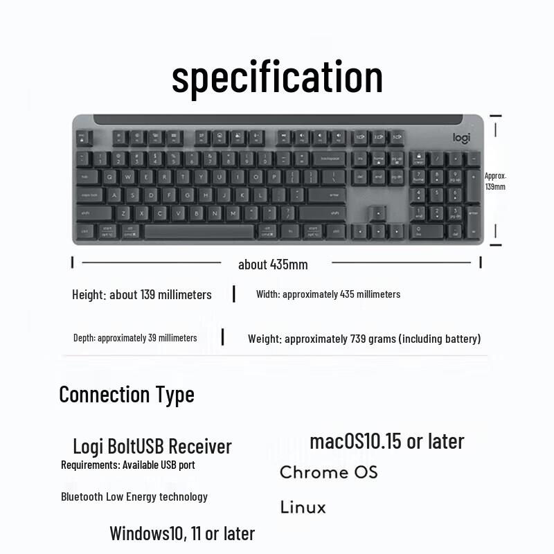 Logitech Беспроводная эргономичная клавиатура K865