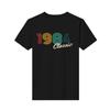 Print T-shirt O-neck 1984 Classic Birthday Chritmas Custom Made Short-sleeved Cotton Top Mens Fashion