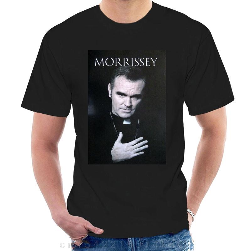 Мода 2000-х футболка Morrissey Новинка Мужская Короткая @100214