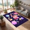 Kirby Crystal Velvet Rug, Soft Anti‑Slip Crystal Velvet Carpet for Living Room Bedroom Home Decor