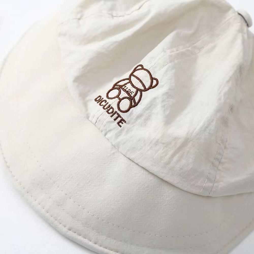 Large Brim Kids Cap Adjustable Boy Girl Bonnet Cute Sun Visors Hat  Baby Summer