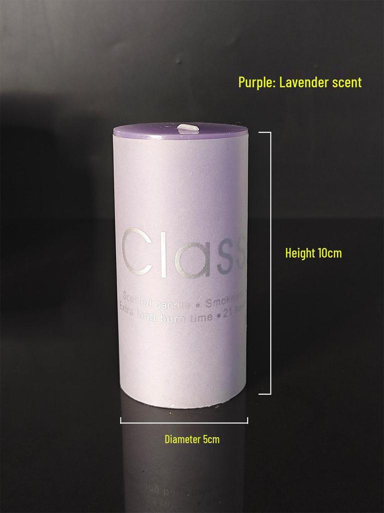 Набор из 3 ароматерапевтических свечей с подсвечниками – Бездымные, ароматные, идеальны для экстренных ситуаций или романтических случаев.