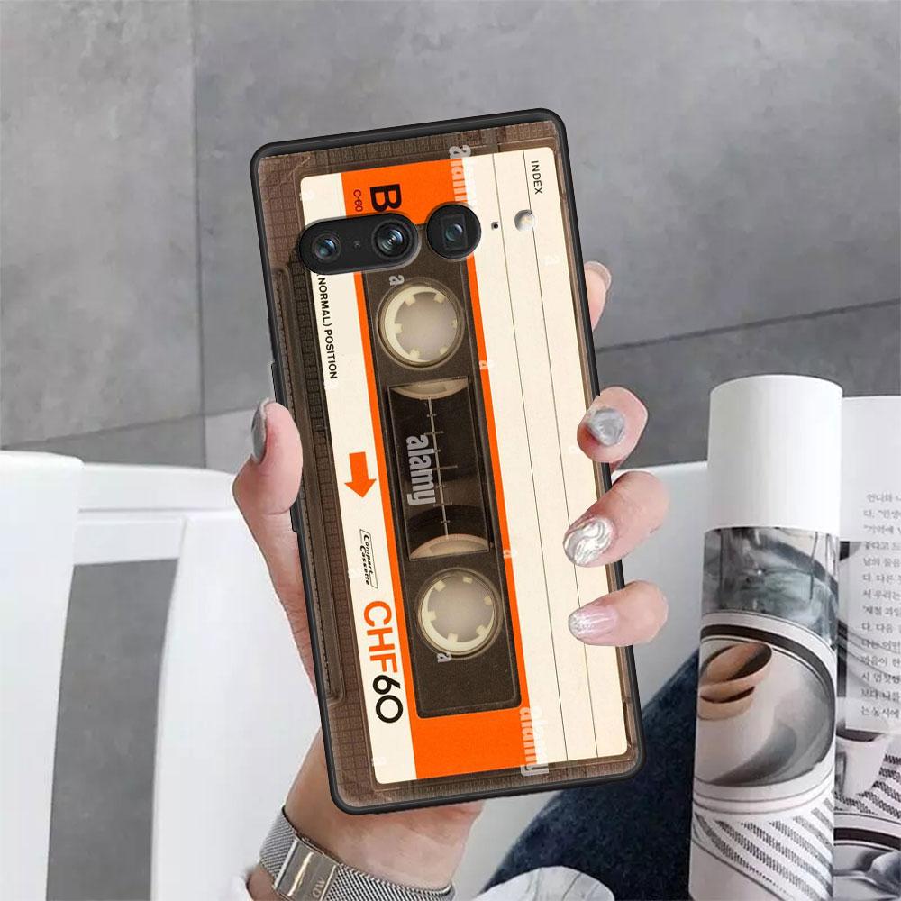 Чехол для Google Pixel 7 6 Pro 5 4 3 3a XL 5a 4a 5G Мягкий чехол для Pixel 6Pro 4XL 3XL 3aXL Задняя крышка Магнитная кассета для радио