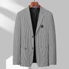 Spring and Autumn Men's Suit Middle-aged Suit Jacket Men's Casual Men's Suit Single-piece Top Wool