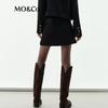 МО&Ко. Короткая юбка H-силуэта из смесовой шерсти