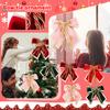 Christmas Decorations High-end Gold Velvet Bow Christmas Flocking Bow
