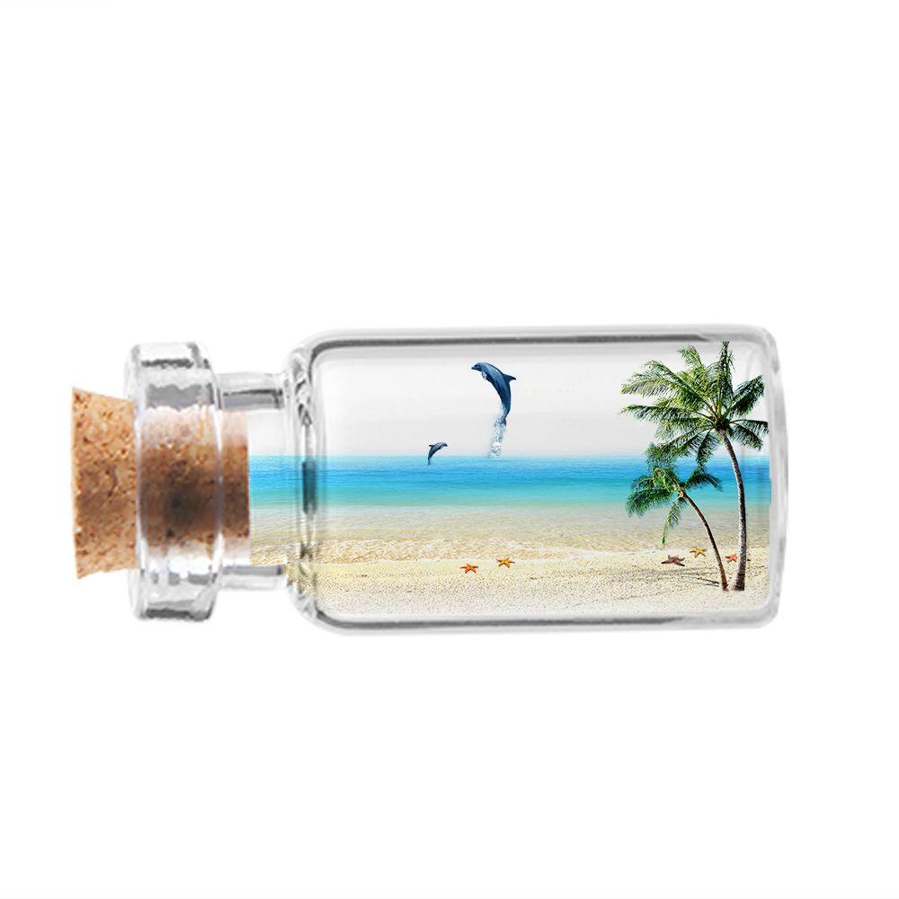 Containers Empty Wishing Tiny Small Wishing Bottle With Cork Stopper Transparent Message Bottles