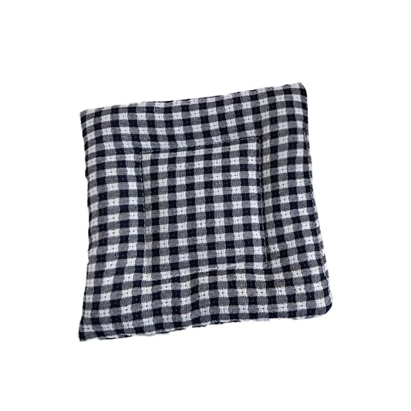 1 шт. 15*15 см настольный декор в клетку самодельный полиэфирный волокнистый квадратный стаканчик цветочный горшок изоляционный коврик