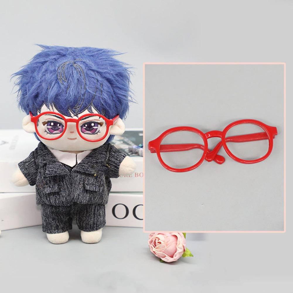 Cute Doll Glasses Fashion Crown Eyeglasses High Quality Accessories 20cm Cotton Dolls
