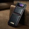 Кожаный чехол с защитой от отпечатков пальцев для Samsung Galaxy Z Flip 3 Flip4 Flip 4 5g Flip3 модный защитный чехол для мобильного телефона