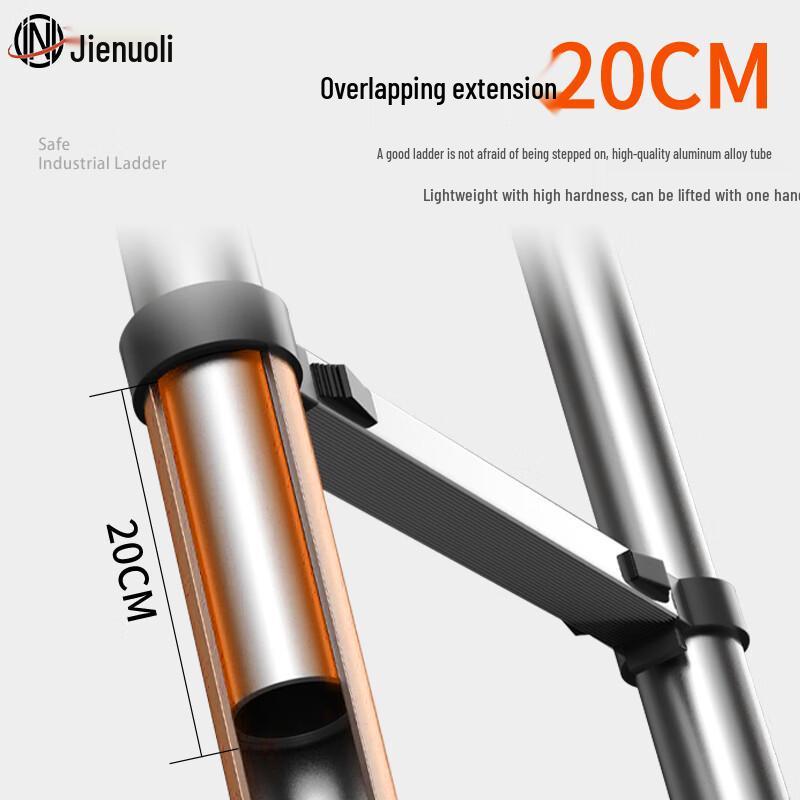 JNL Multifunctional Aluminum Telescopic Ladder