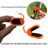Fishing Rod Clips 4Pcs Quick-Attach Fishing Rod Clip Tool Free Hand Holder for 2-Piece Freshwater Rods Secure Grip Tackle