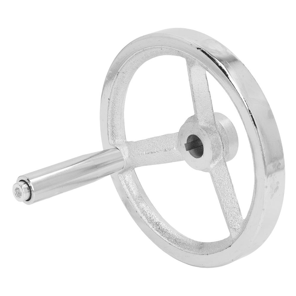 Chrome Plated Cast Iron Handwheel 16x160MM Size Chrome Plated Handwheel Milling Machine