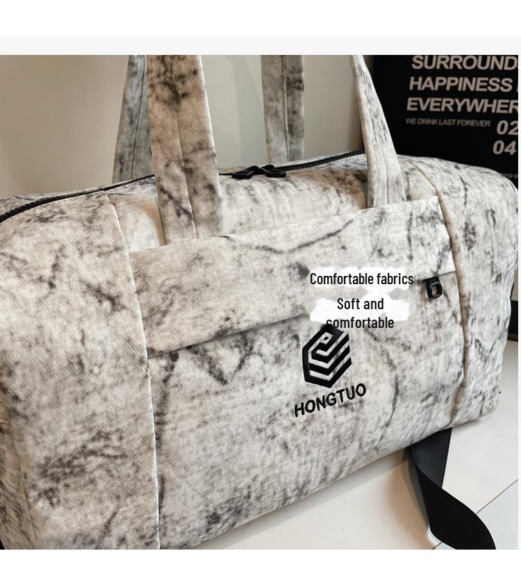 Женская модная легкая дорожная сумка на колесиках: Вместительная сумка для коротких поездок и занятий спортом