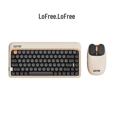 Механическая клавиатура и мышь Lofree серии 1970-х годов, новый набор Dot с тремя режимами