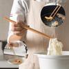 Extra Long Wooden Chopsticks Frying Chopsticks Polished Beech Wood Cooking Noodles Non-Slip Chopsticks Kitchen Cooking Tools