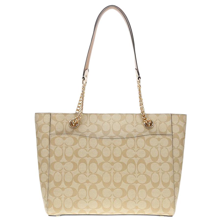 New COACH Cammie Artificial Leather Tote Bag Shopping Bag Shoulder Bag Handbag Large Size Women's Khaki C8148-IMDQC